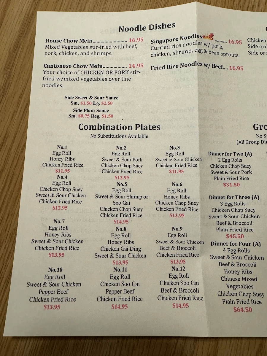 Menu photo 1