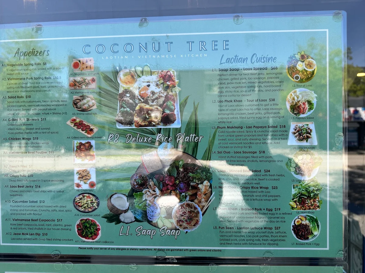 Menu, Di Chai