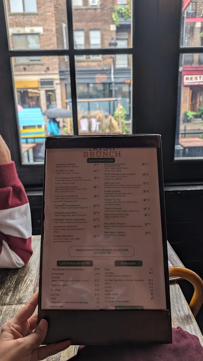 Menu, Le Trèfle