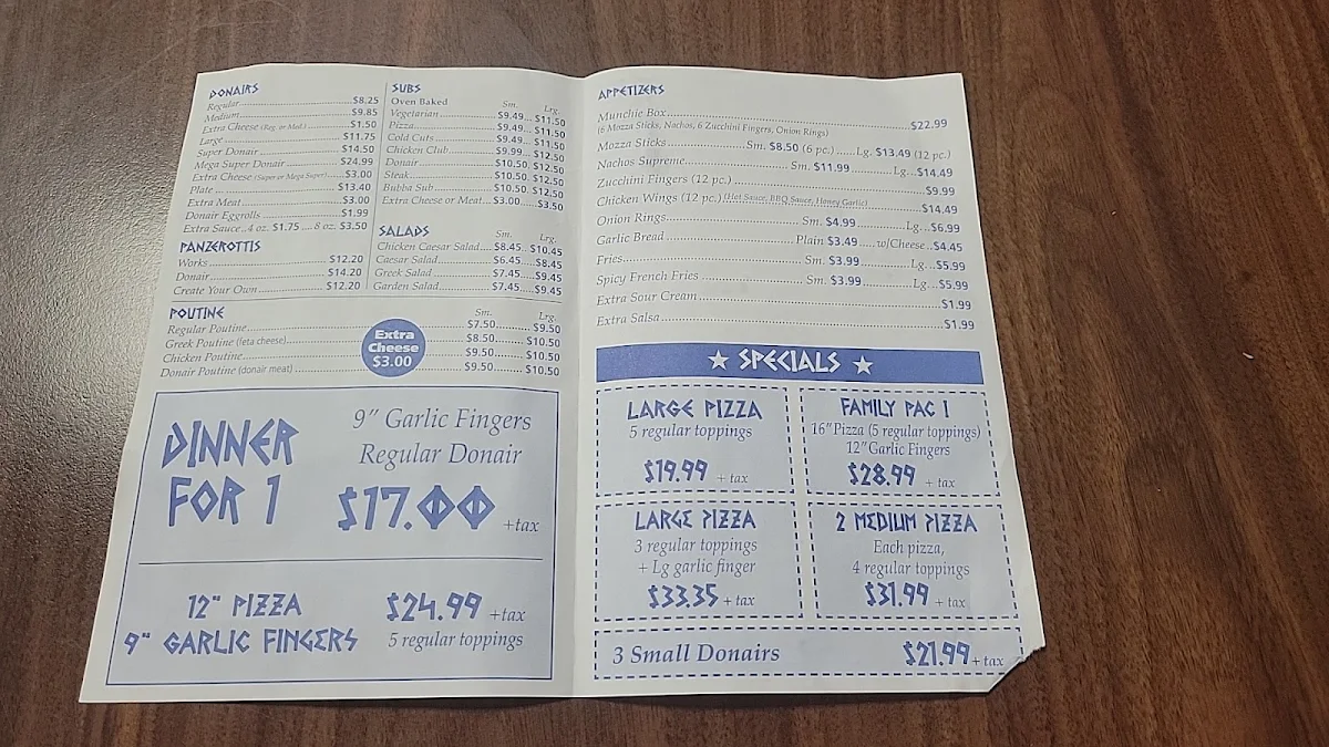 Menu photo 1
