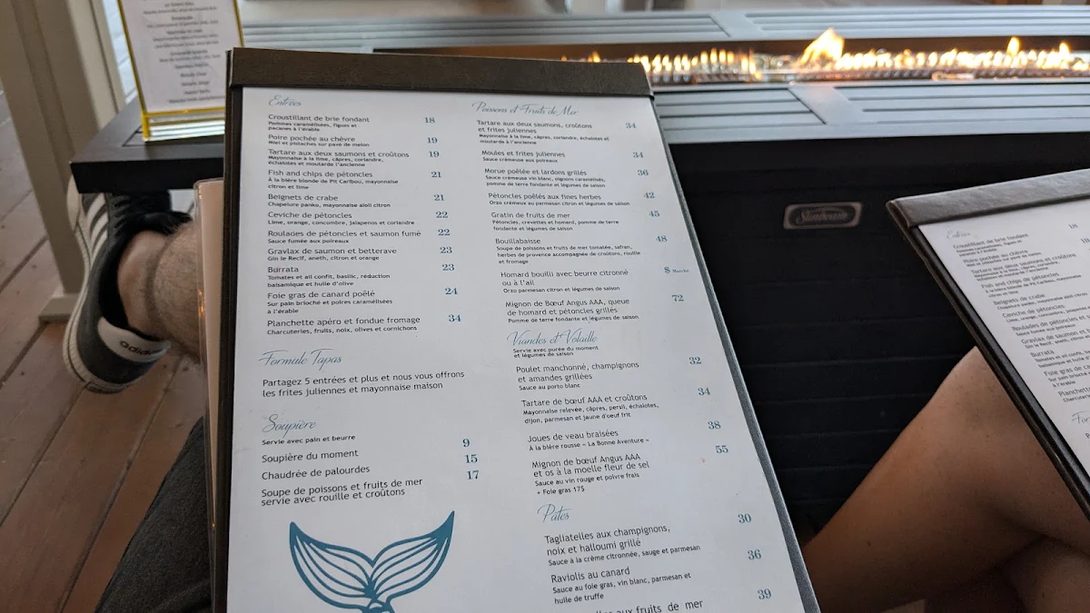 Menu, Restaurant La Maison Mathilde
