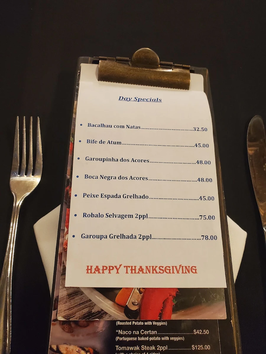 Menu, The Flames Castle