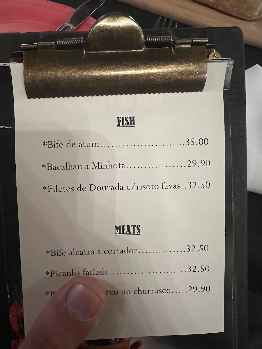 Menu, The Flames Castle