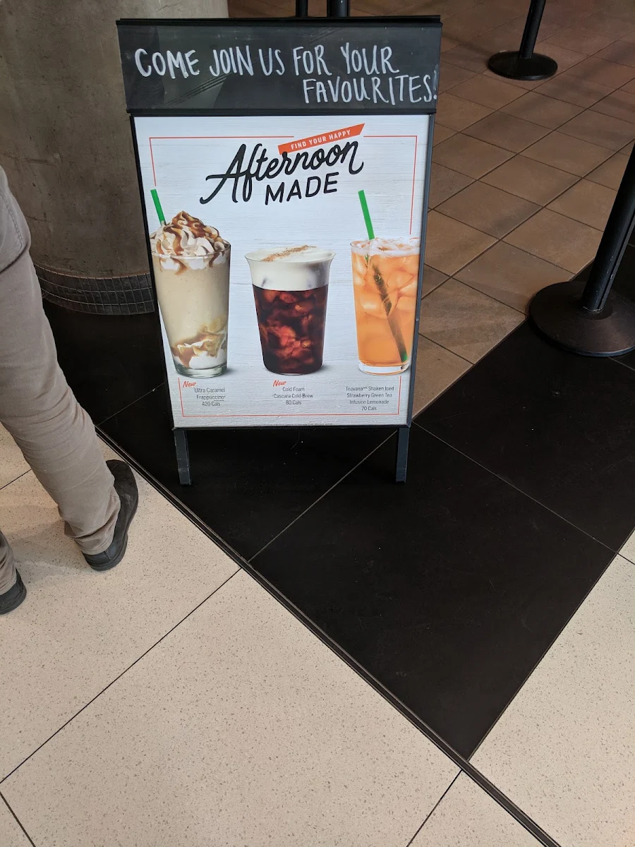 Menu, Starbucks Coffee Company