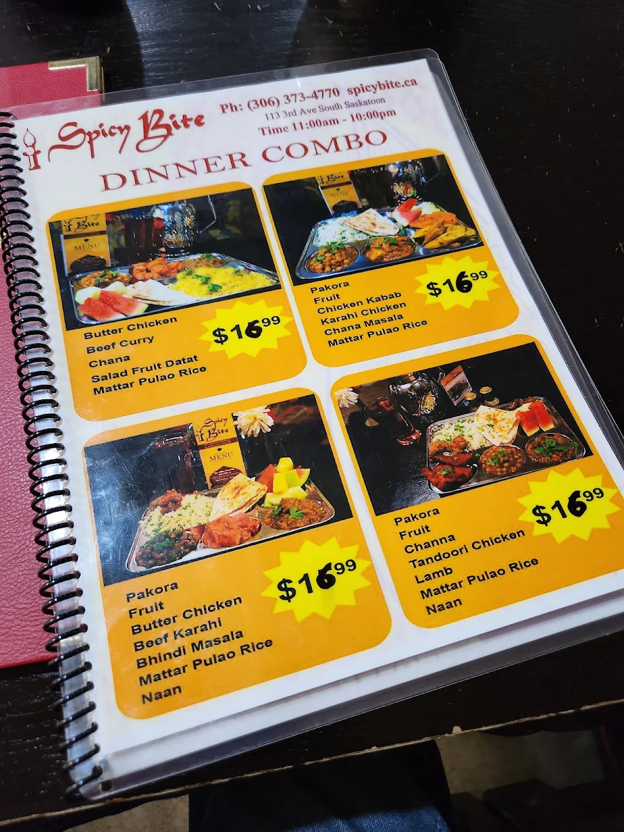 Menu, Spicy Bite