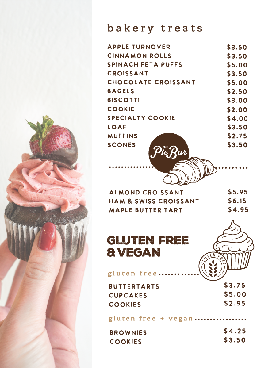 Menu, Coutts Coffee Roastery & Cafe
