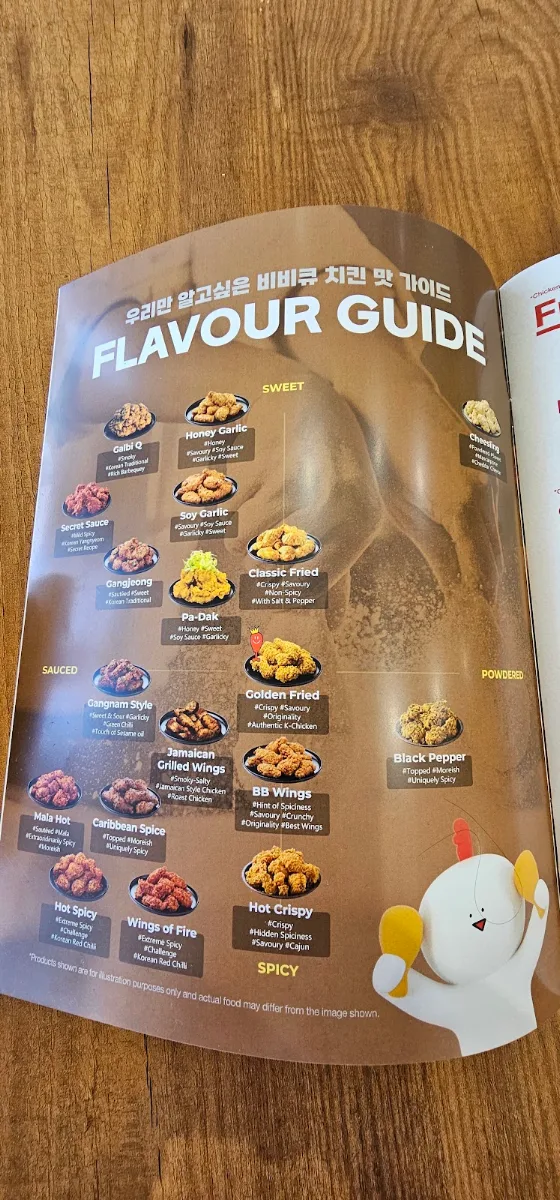 Menu, bb.q Chicken Fort McMurray