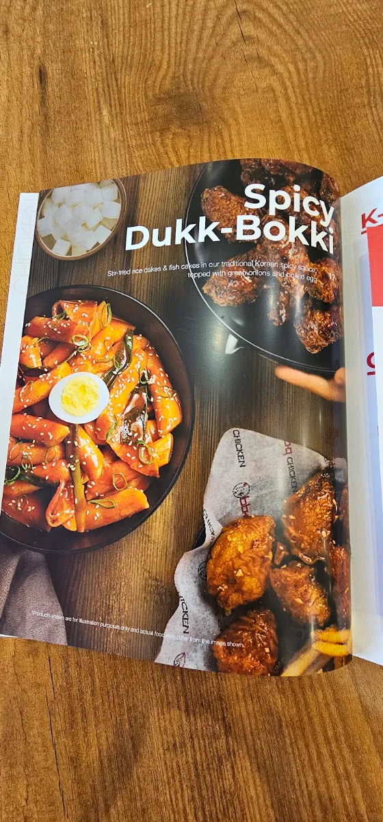 Menu, bb.q Chicken Fort McMurray