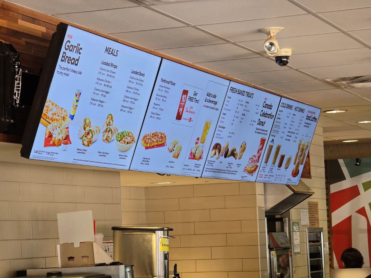 Menu, Tim Hortons