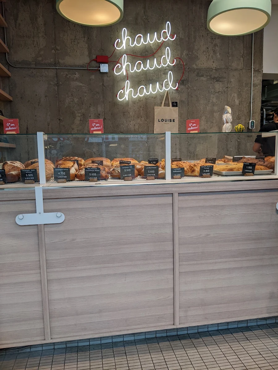 Menu, Louise Boulangerie