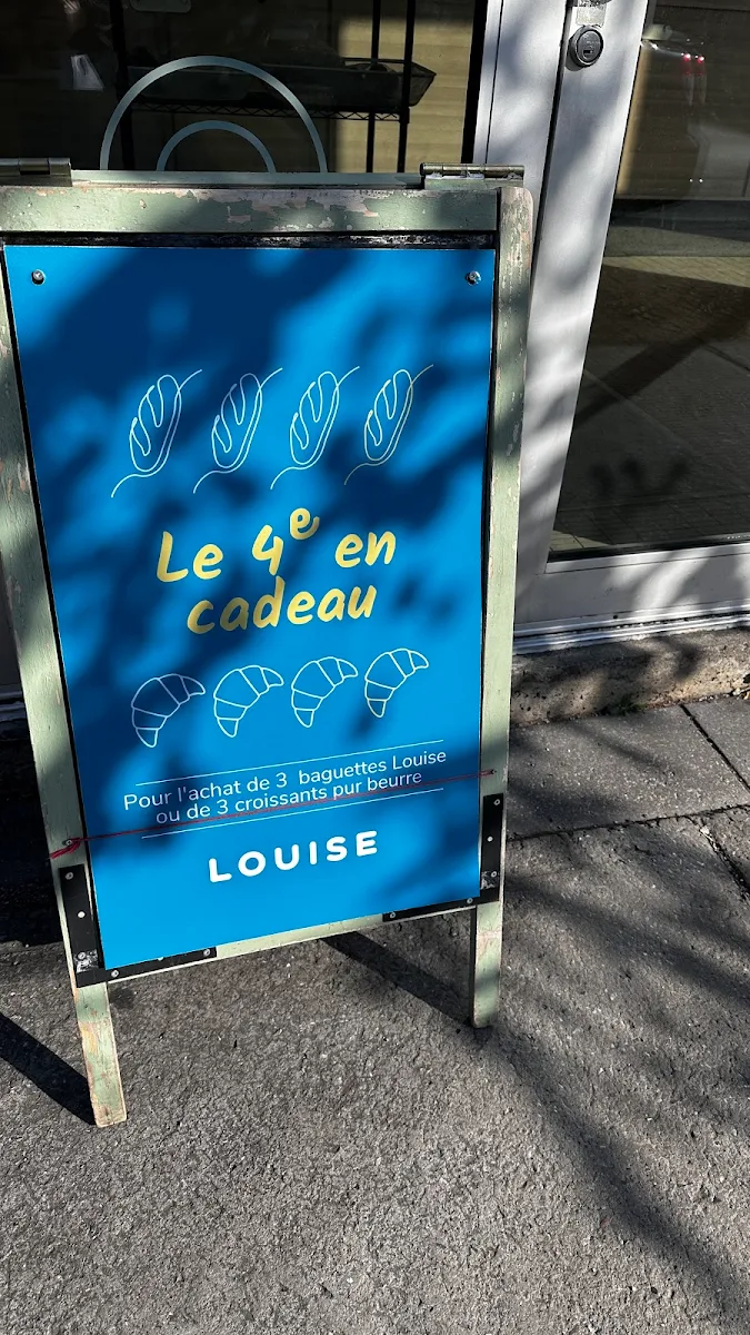 Menu, Louise Boulangerie