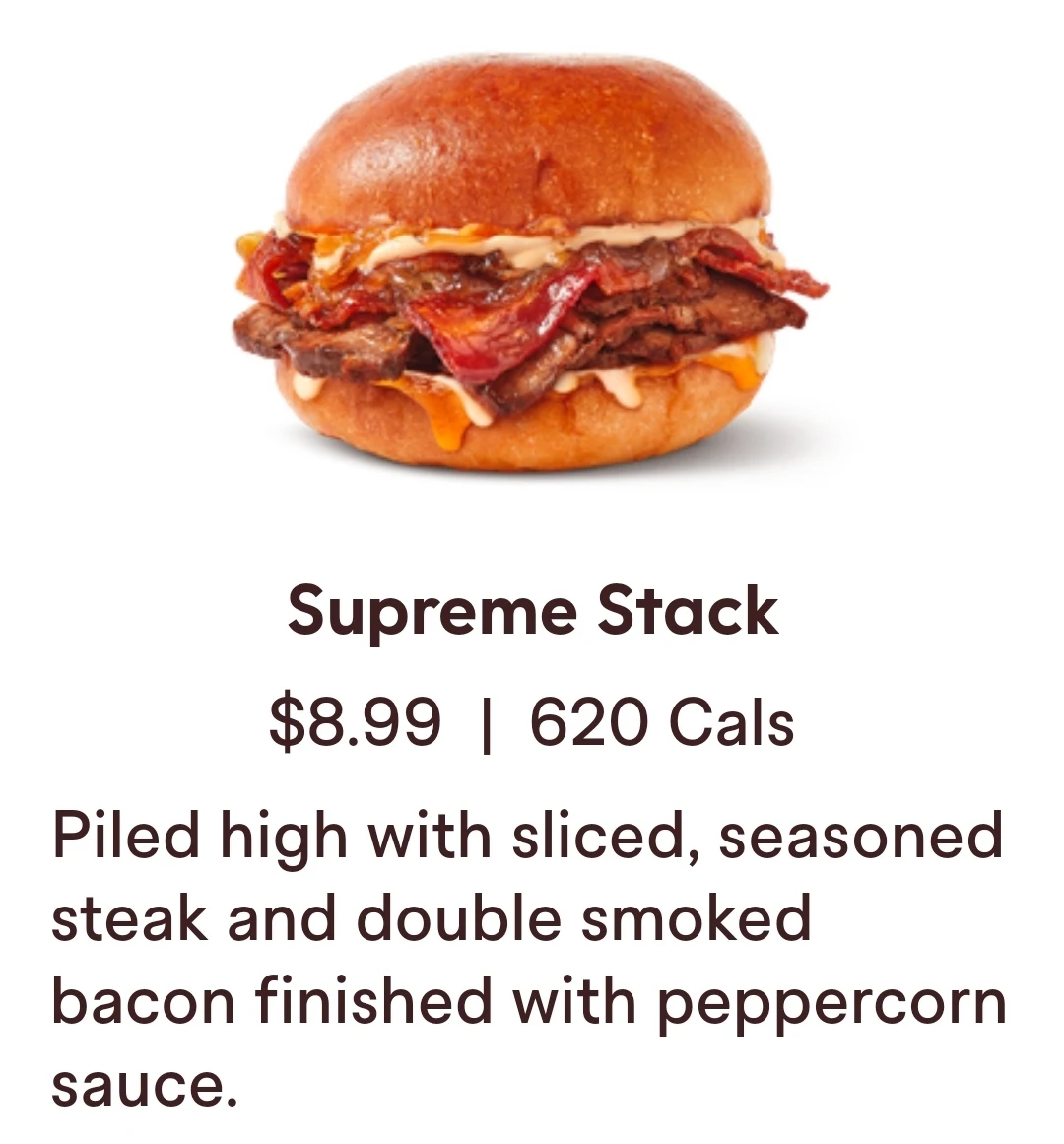Menu, Tim Hortons