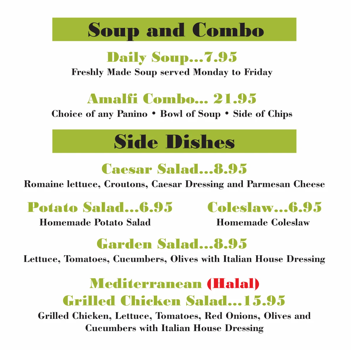 Menu photo 1