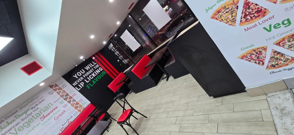 Menu, The Big Slice Pizza & Chicken