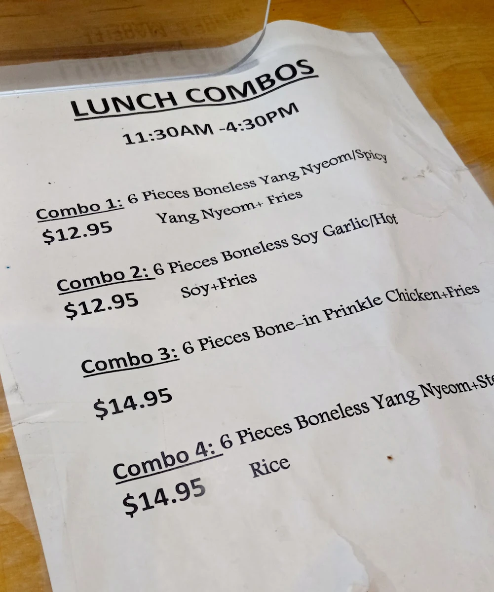 Menu, Dakgogi