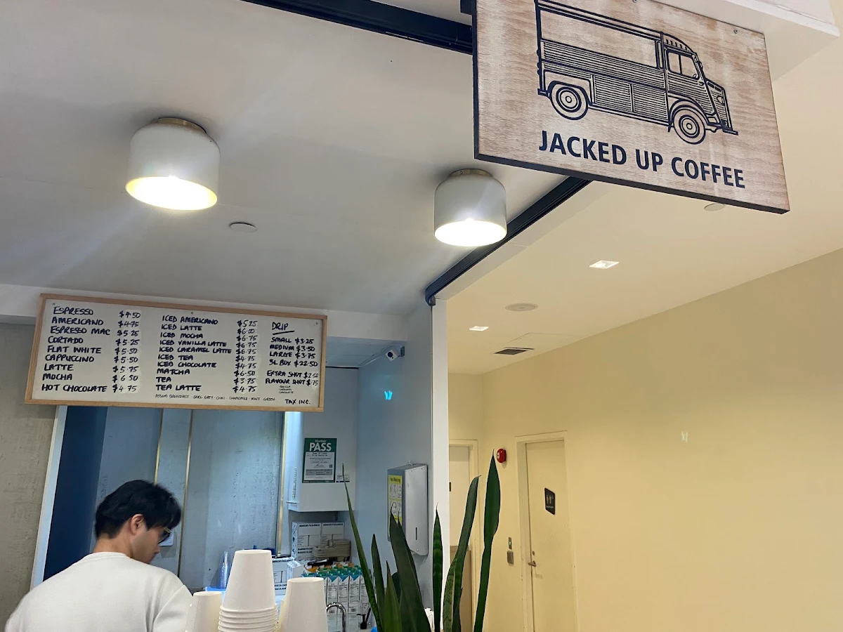 Menu, Jacked Up Coffee