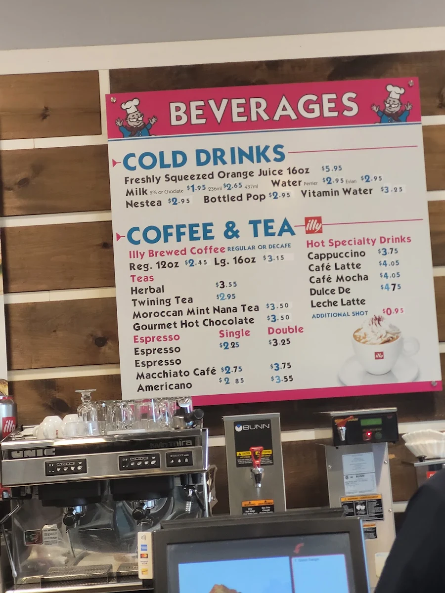Menu, What A Bagel Dufferin