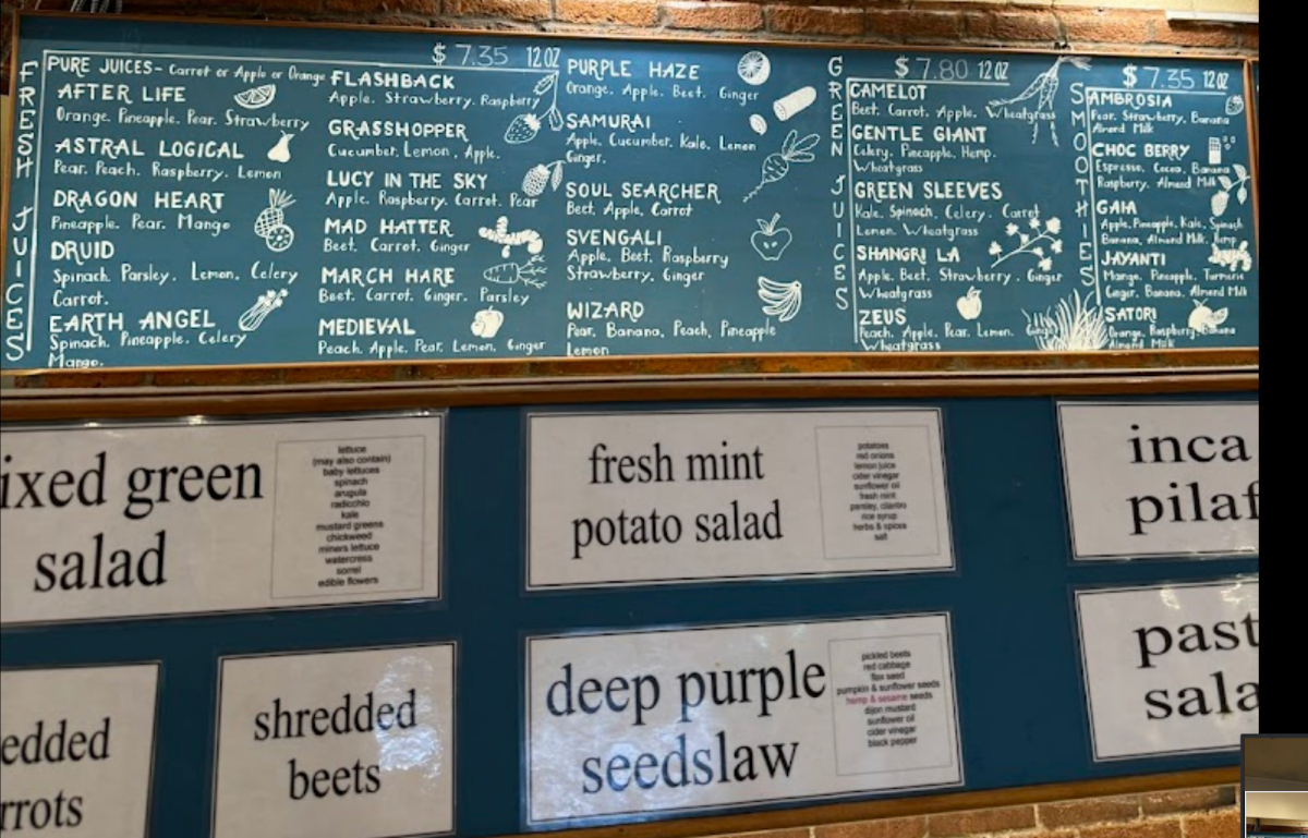 Menu, Green Cuisine Vegetarian Restaurant