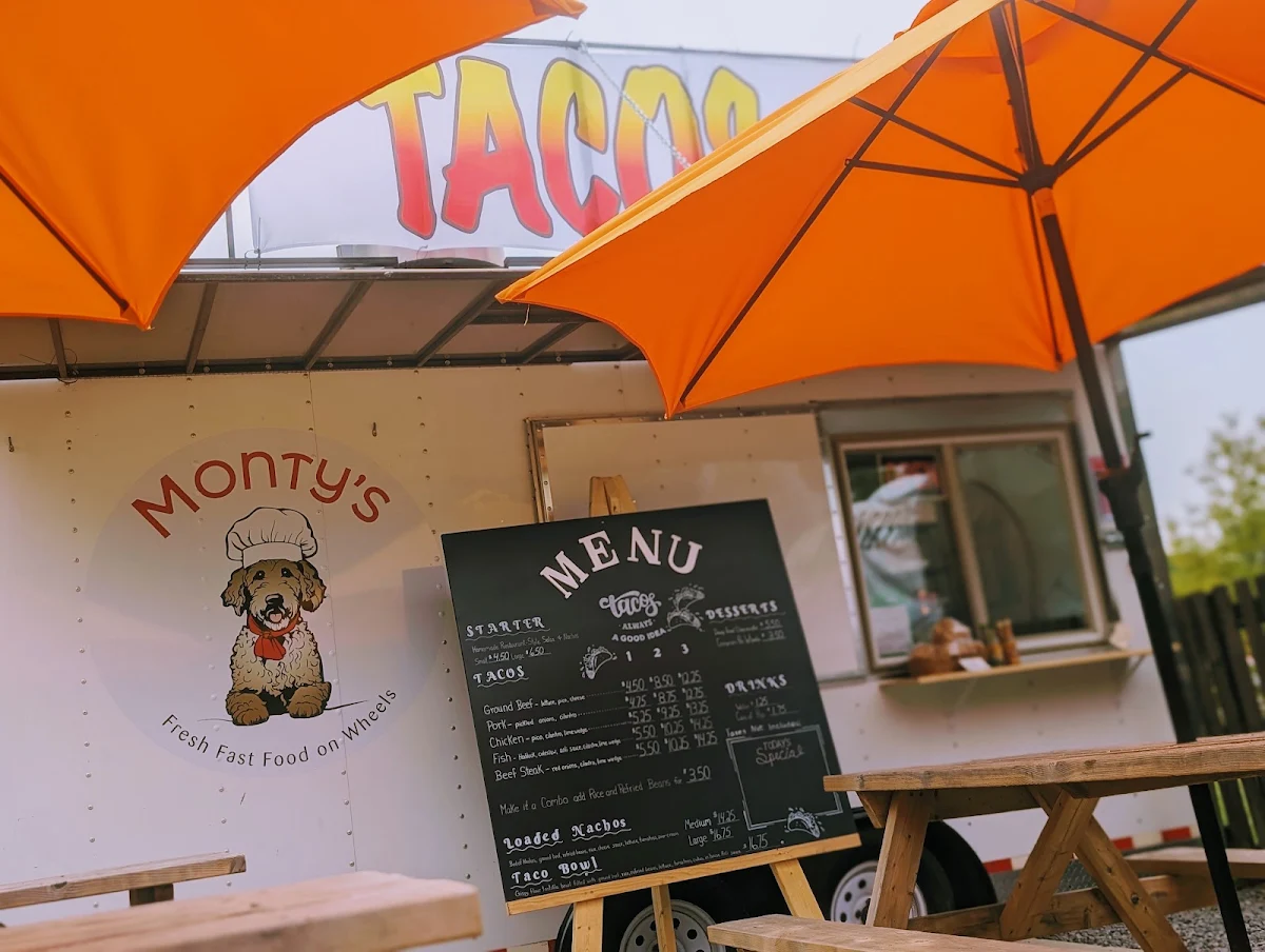 Menu, Monty's Tacos