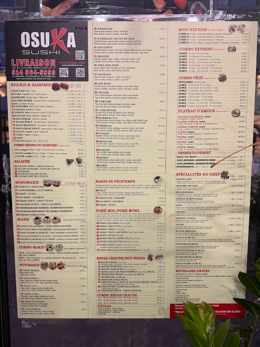 Menu photo 1