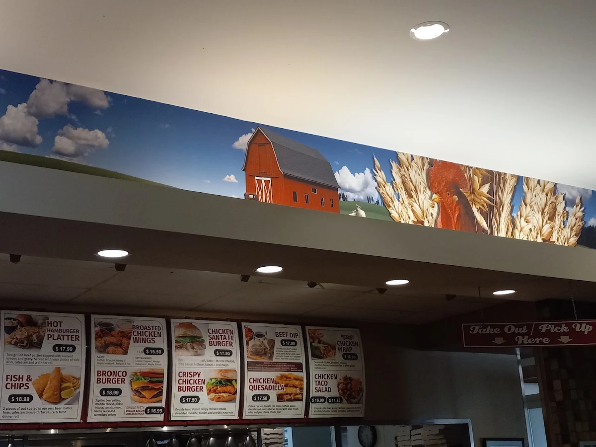 Menu, The Red Barn Restaurant & Dano's Lounge