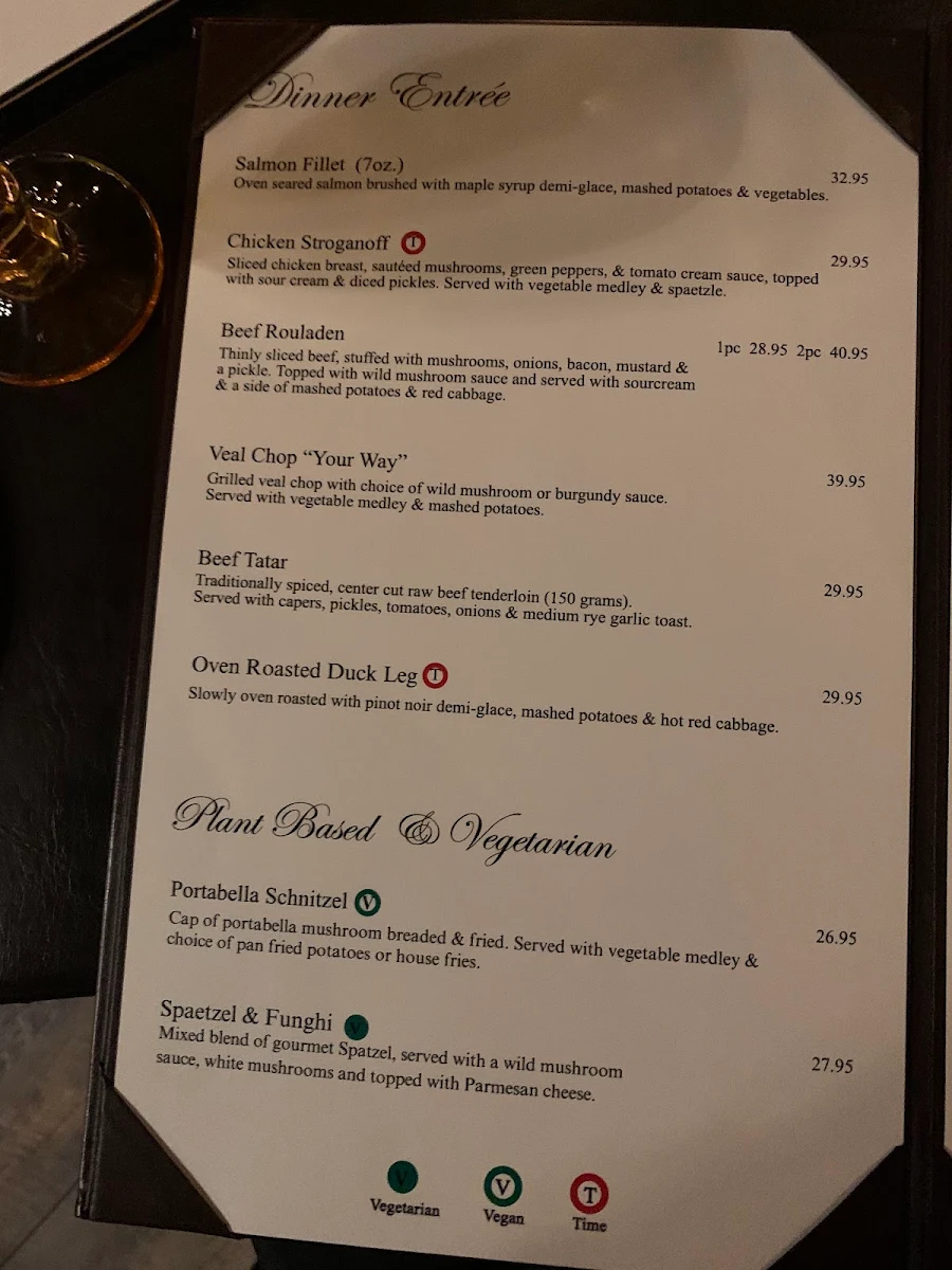 Menu, Continental Treat Fine Bistro