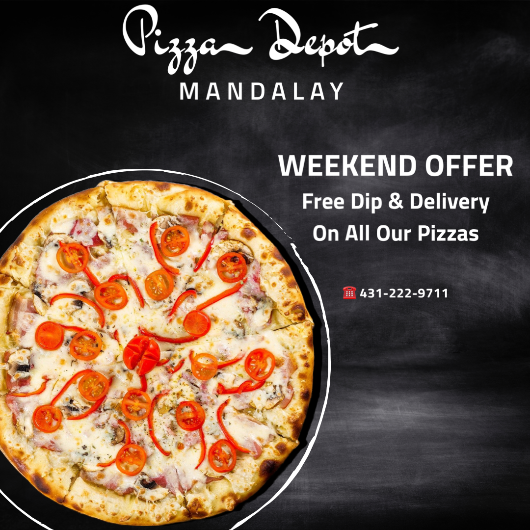 Menu, Pizza Depot