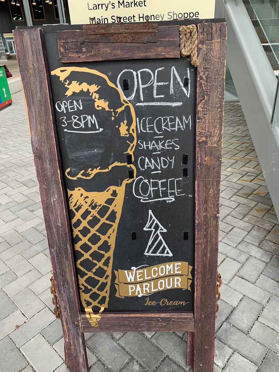 Menu, Welcome Parlour Ice Cream