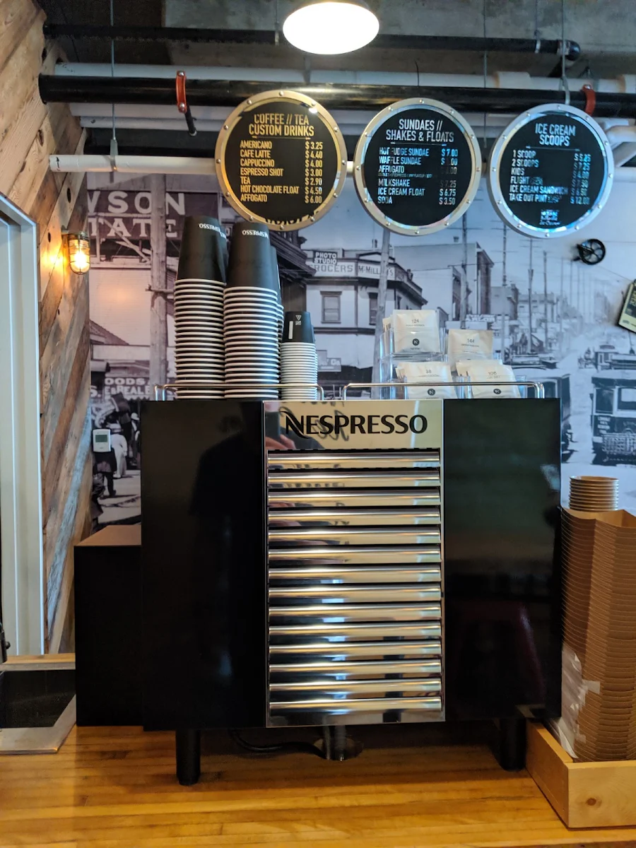 Menu, Welcome Parlour Ice Cream