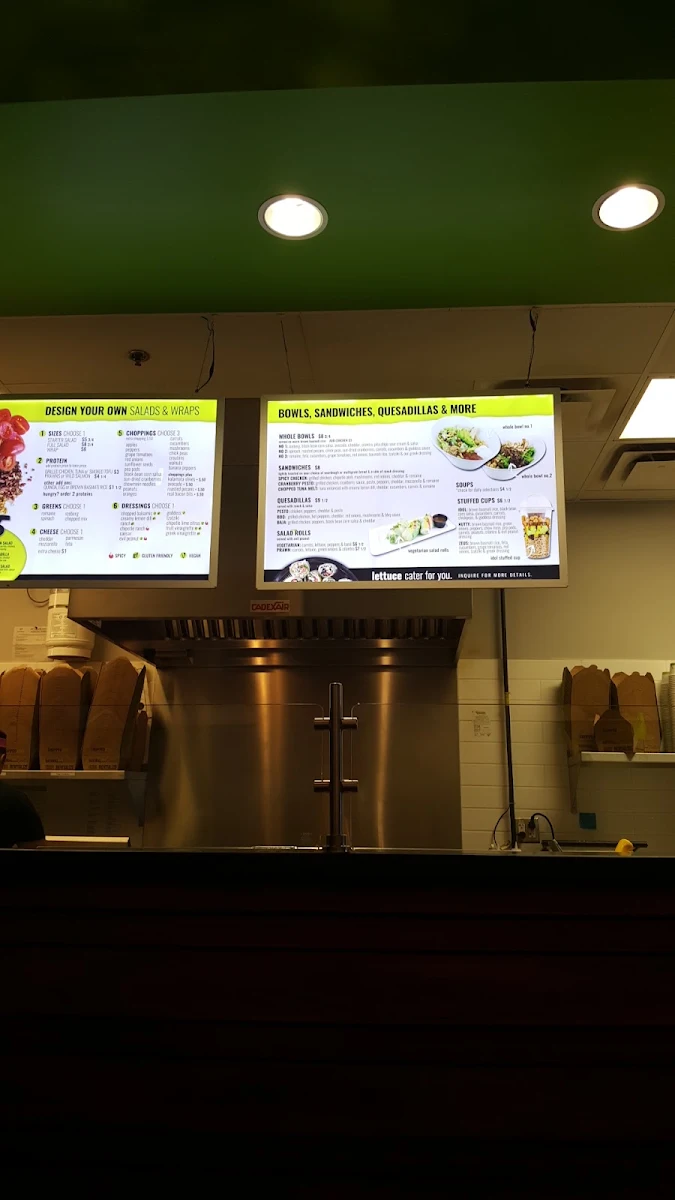 Menu, Chopped Leaf