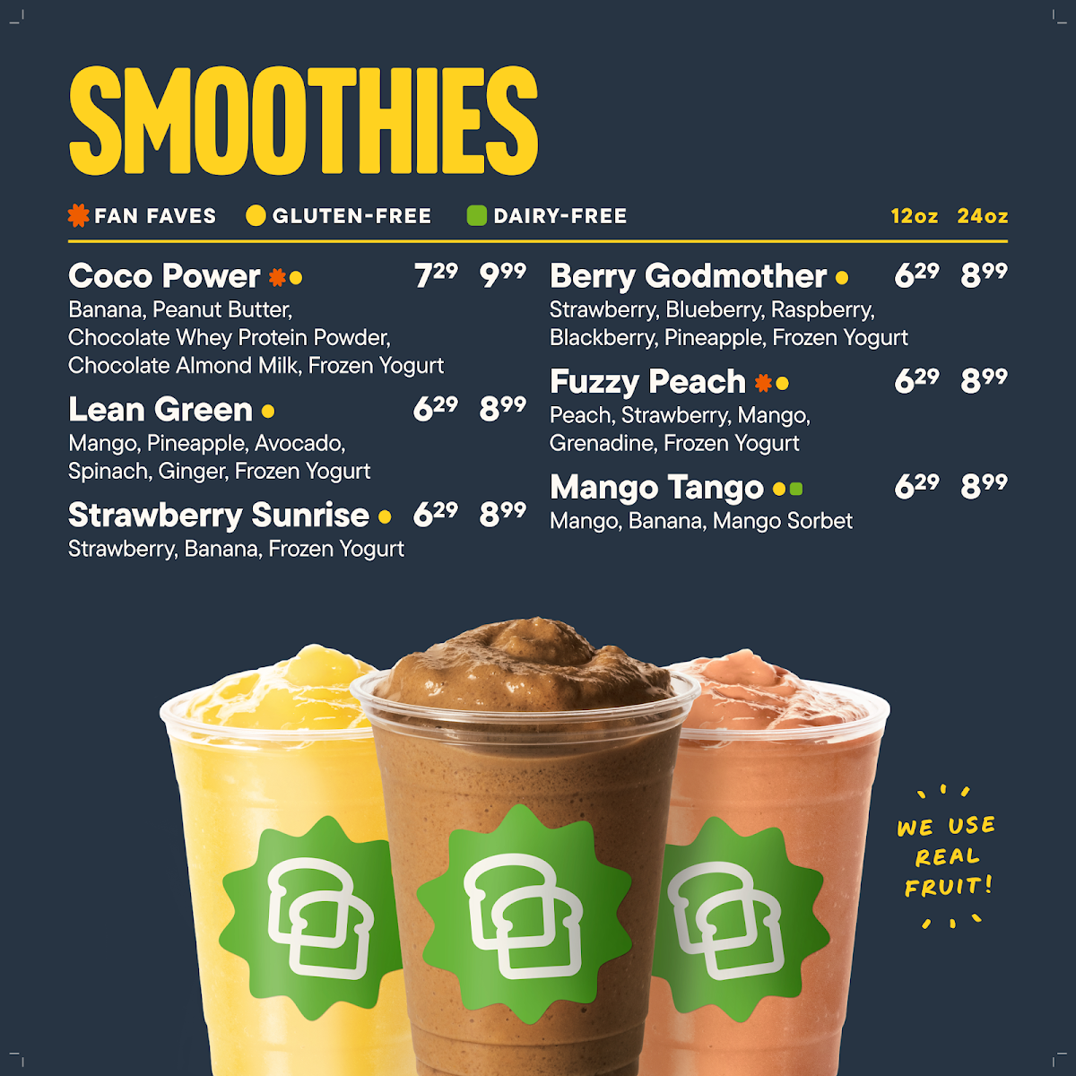 Menu, Press'd Sandwich Shop