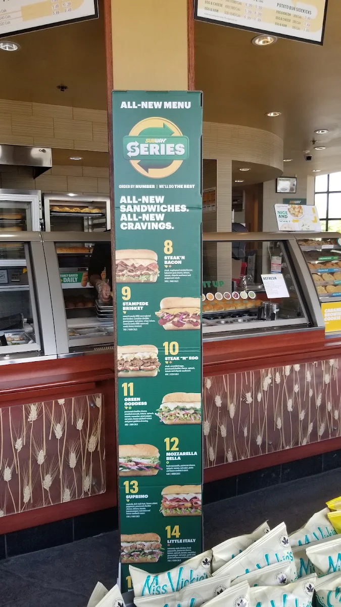 Menu, Subway