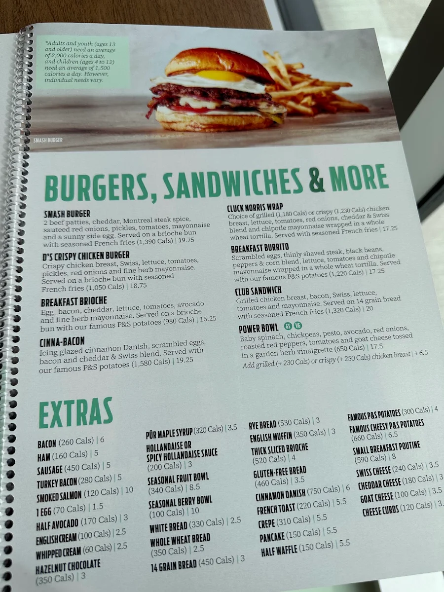 Menu, Pür & Simple