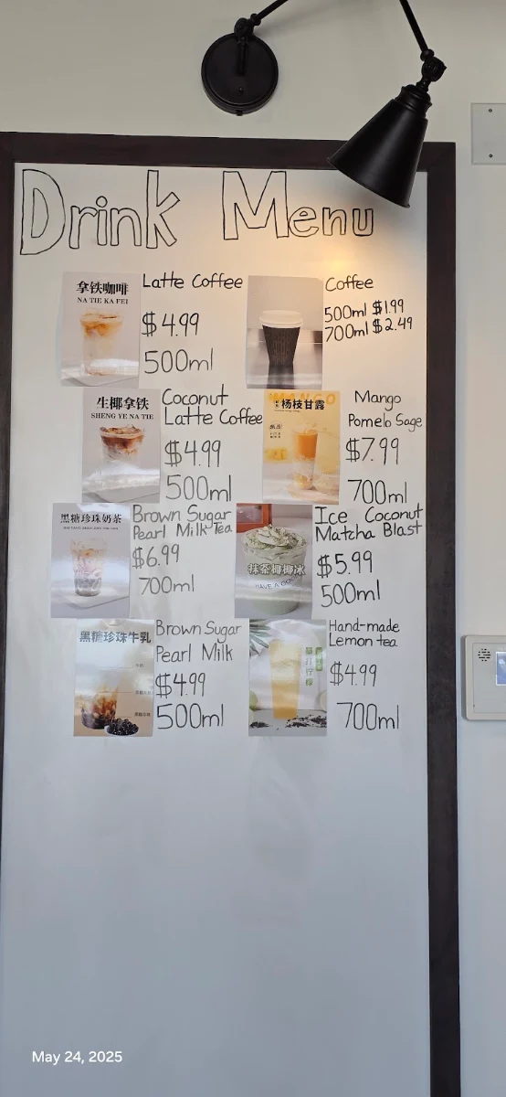 Menu, SATUN CAKE SHOP