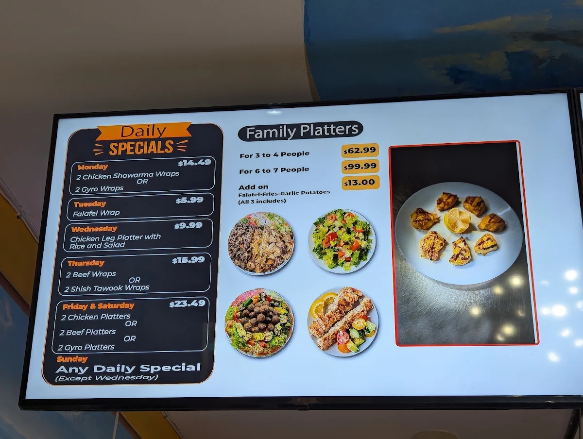 Menu, Kababia