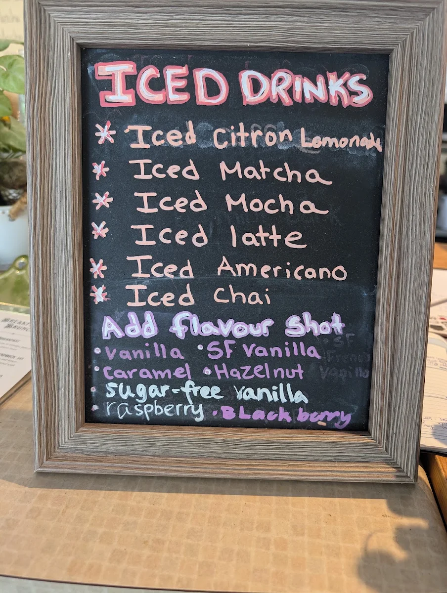 Menu, Owl's Nest Bakery and Bistro (Saltair)