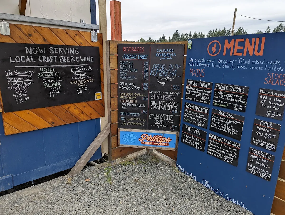 Menu, Harvest Rd. - Farm to Table Grill and Cafe