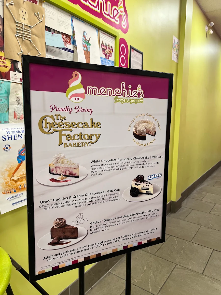 Menu, Menchie's