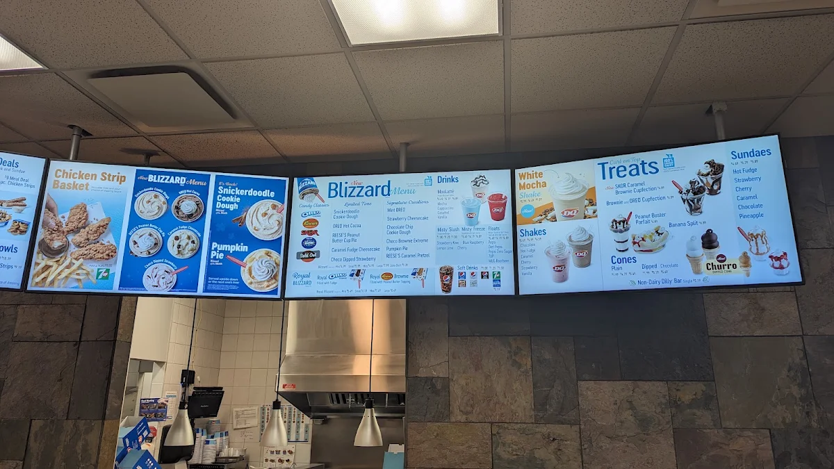 Menu, Dairy Queen Grill & Chill