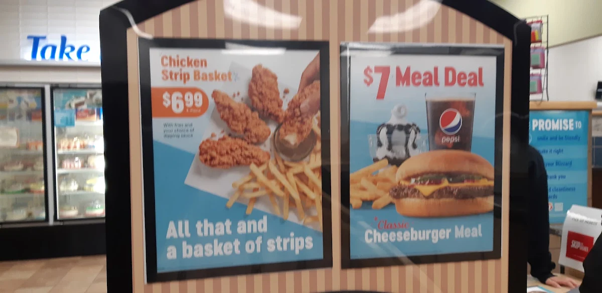 Menu, Dairy Queen Grill & Chill