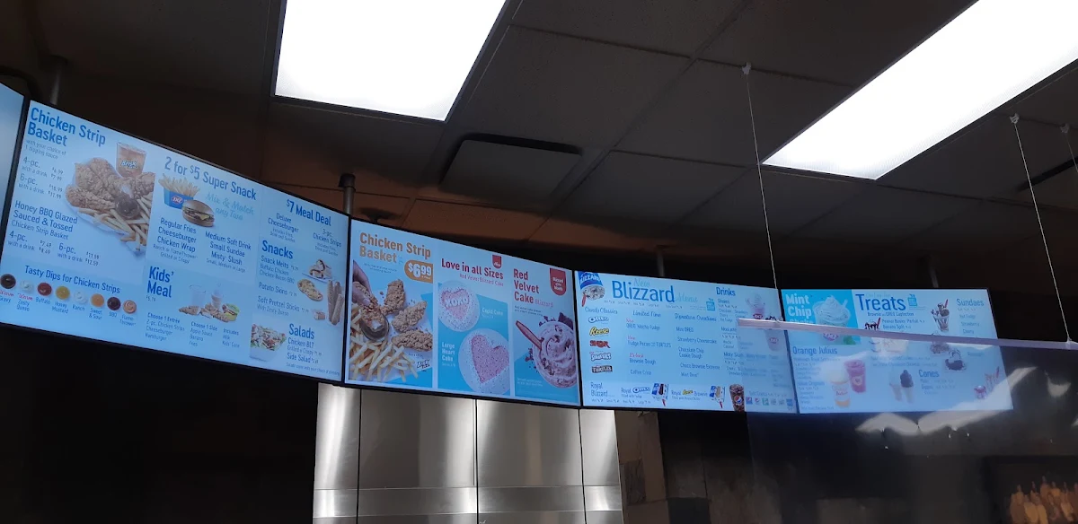 Menu, Dairy Queen Grill & Chill