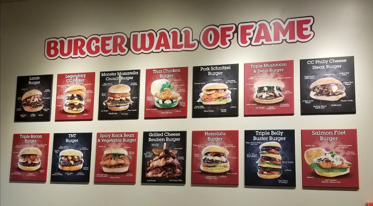 Menu, Cheese Curds Gourmet Burgers + Poutinerie