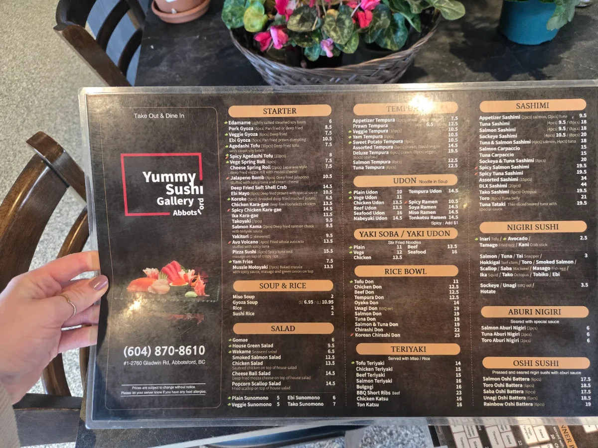 Menu photo 1