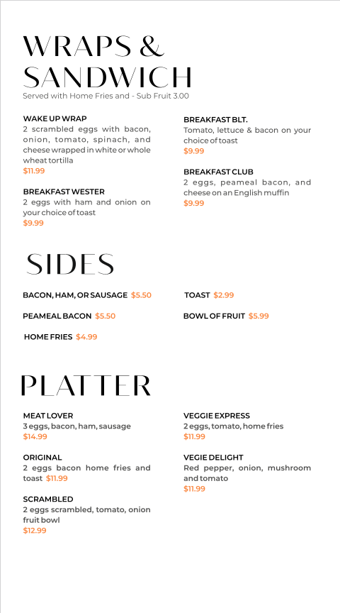 Menu photo 1