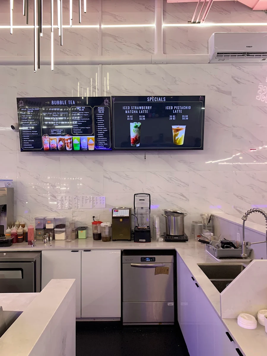 Menu, Ricardo’s (Bubble Tea, Ice Cream, Coffee) - Granville
