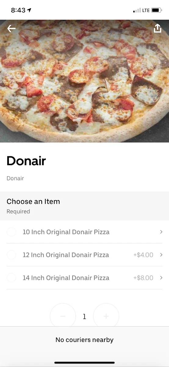 Menu, Papa Johns Pizza