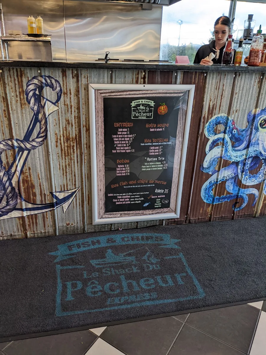Menu, Le Shack Du Pêcheur Express