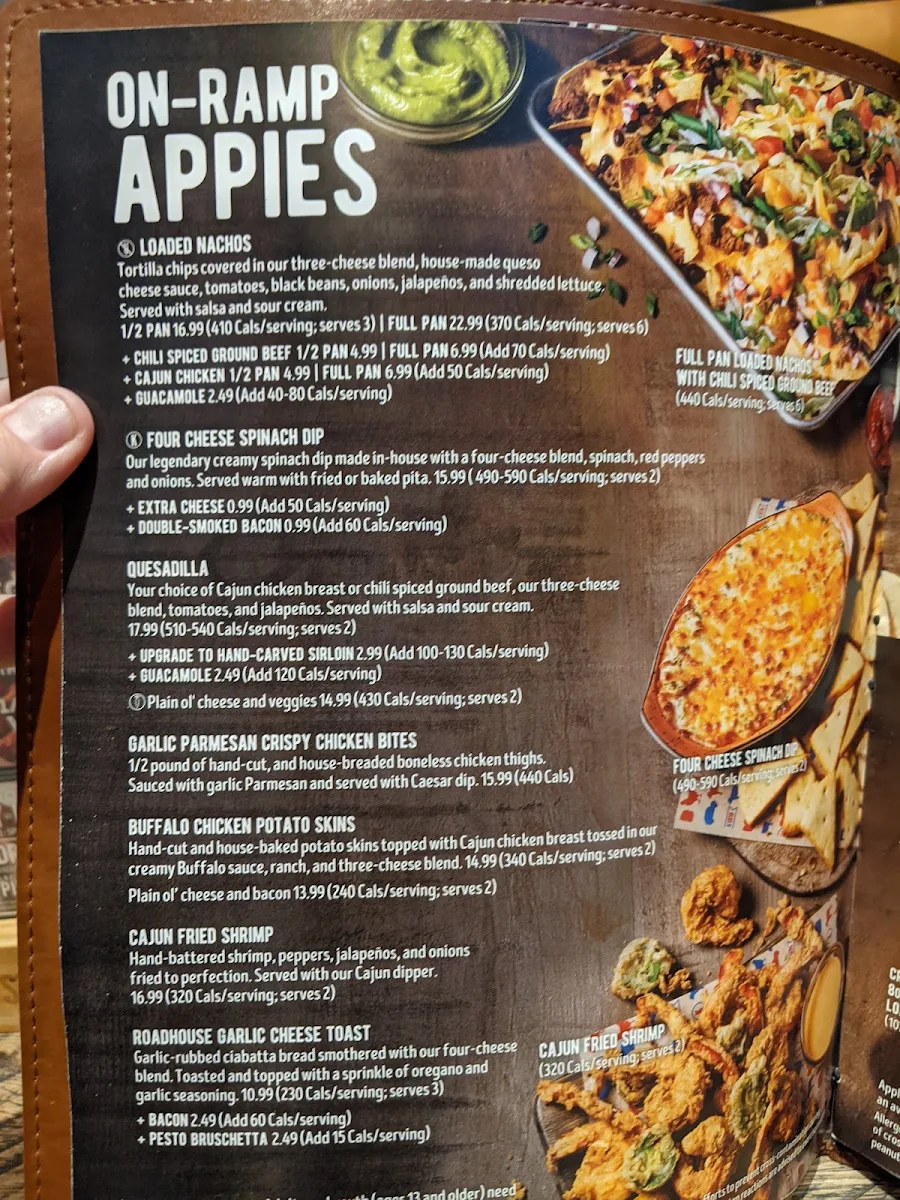 Menu, Kelseys Original Roadhouse