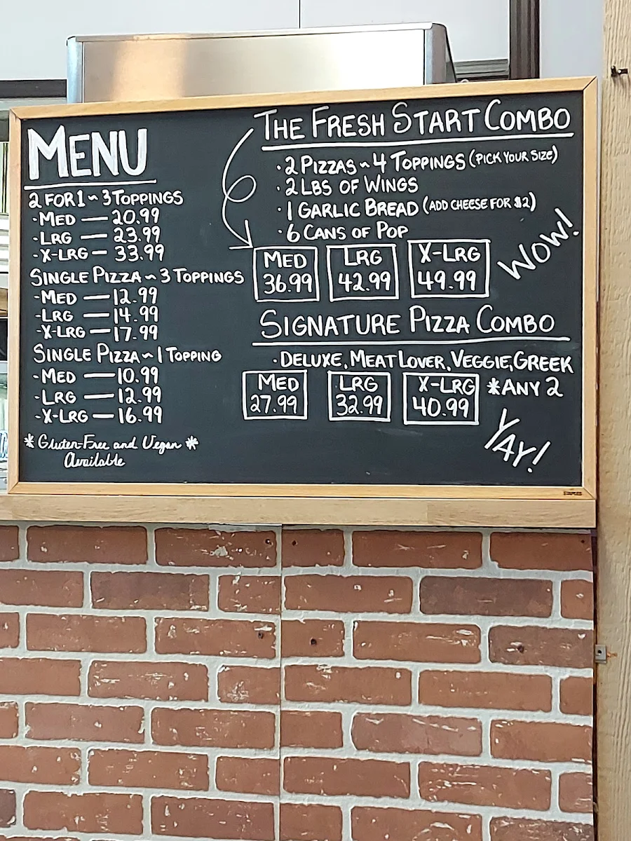 Menu, Master Choice 2 For 1 Pizza