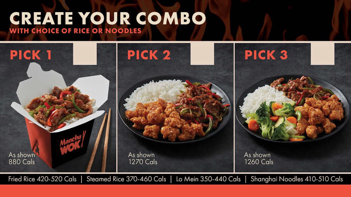 Menu, Manchu Wok